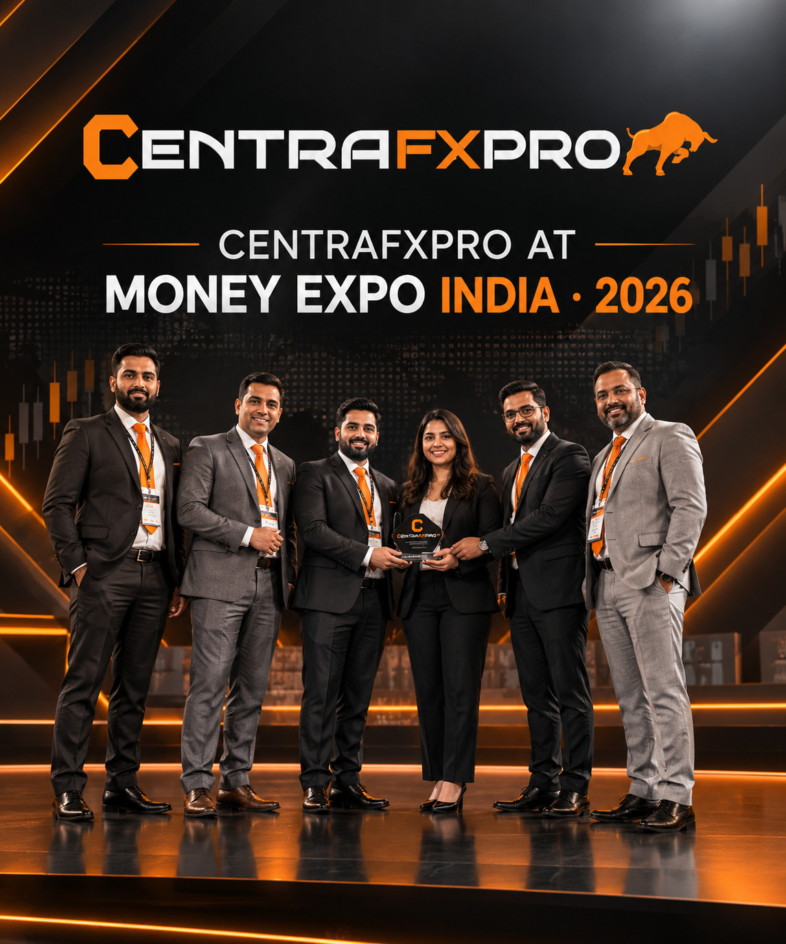CentraFXPro team at Money Expo India 2026
